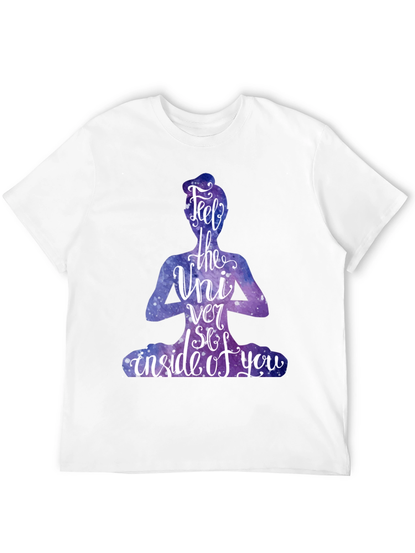 Feel the Universe T-Shirt - Yoga Meditation Graphic Tee