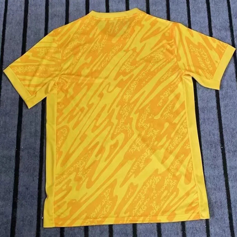 2024/25 Portugal Yellow GK Fans Soccer Jersey Back