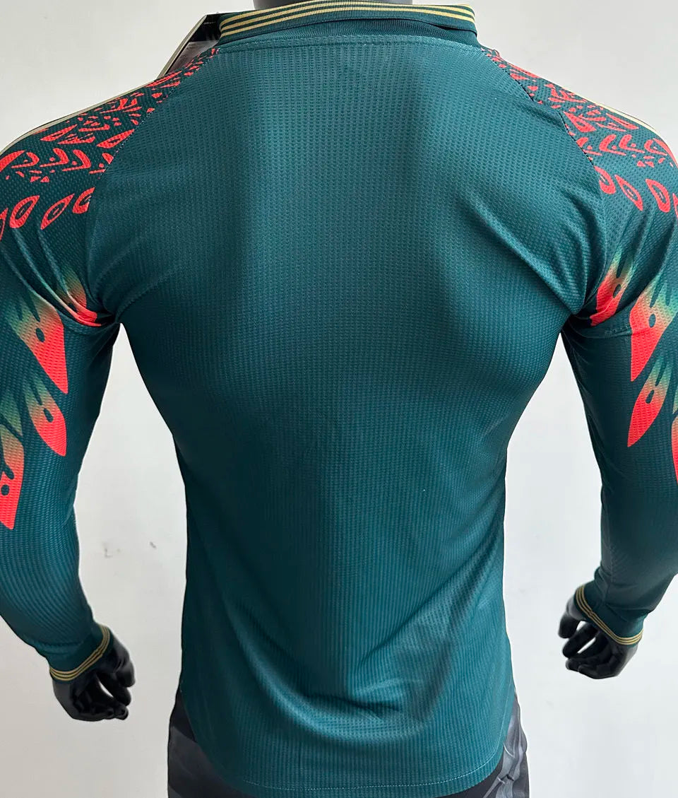2025 Mexico Special Edition Player Version Long Sleever Jersey Back