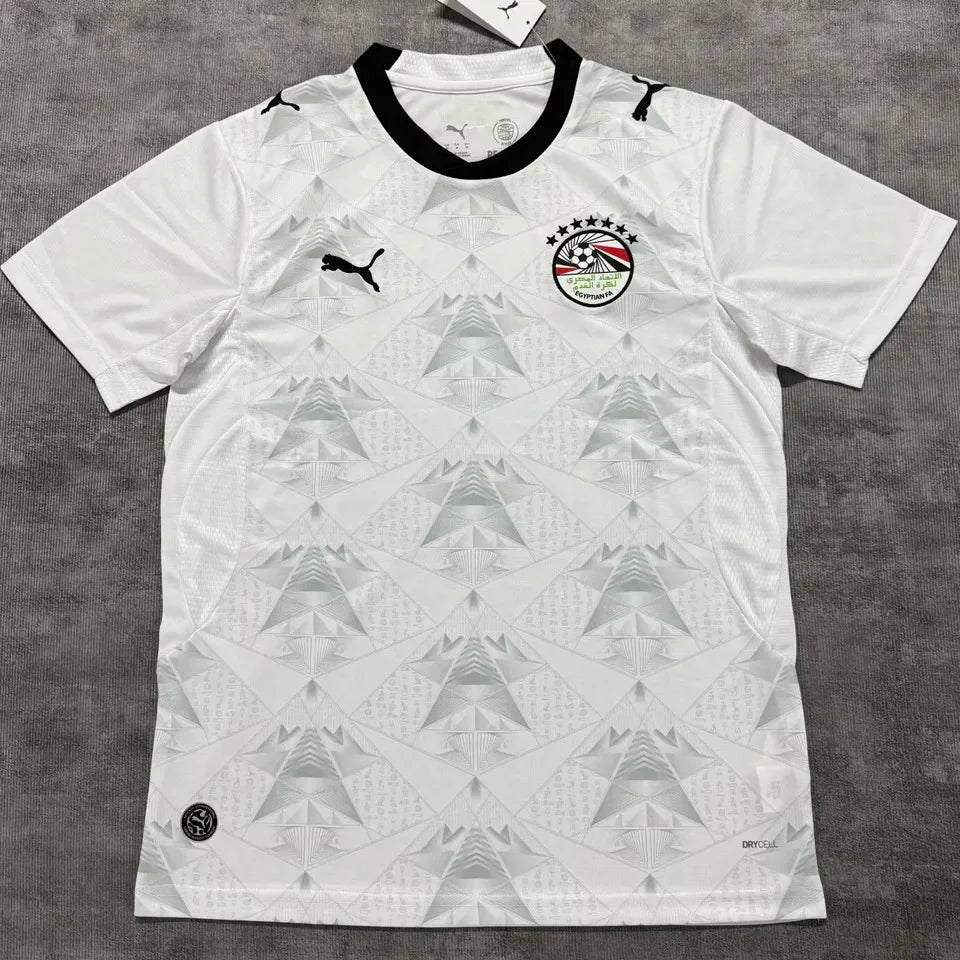 2026/27 Egypt Away White Fans Soccer Jersey Front