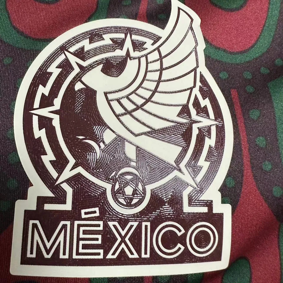 2024/25 Mexico Home Player Version Long Sleeve Jersey Detail 2