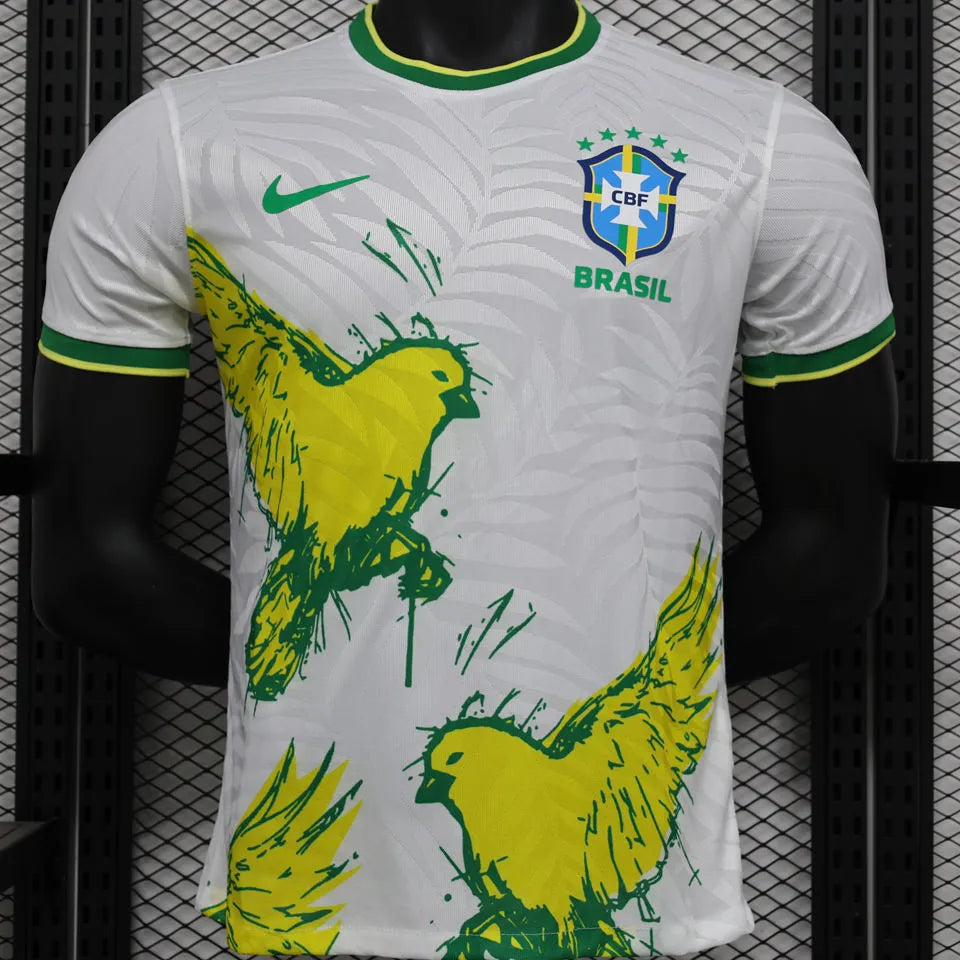2022/23 Brazil Special Edition White Player Version Jersey Front