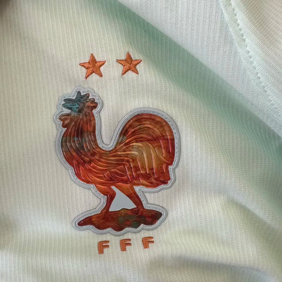 2026/27 France Away Fans Long Sleeve Soccer Jersey Detail 2