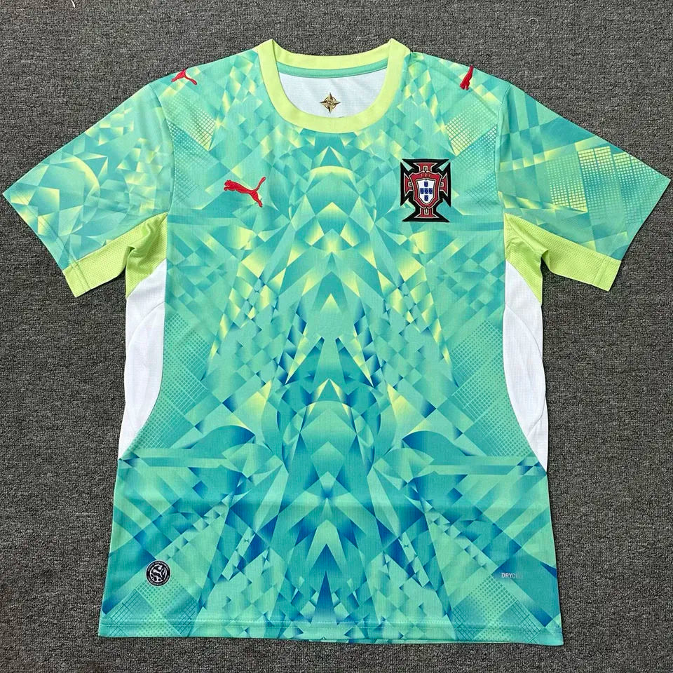 2025 Portugal Red Special Edition Fans Jersey Detail 1