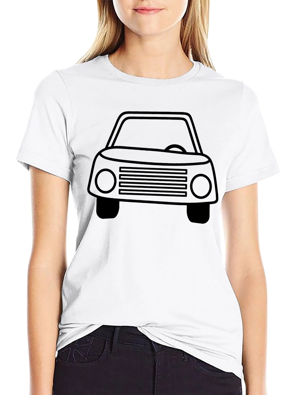 Car Graphic Black T-Shirt