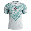 Portugal Away Soccer Jersey World Cup 2026 White&Green Front