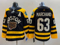 Men's Boston Bruins Brad Marchand #63 Black Replica Jerseys