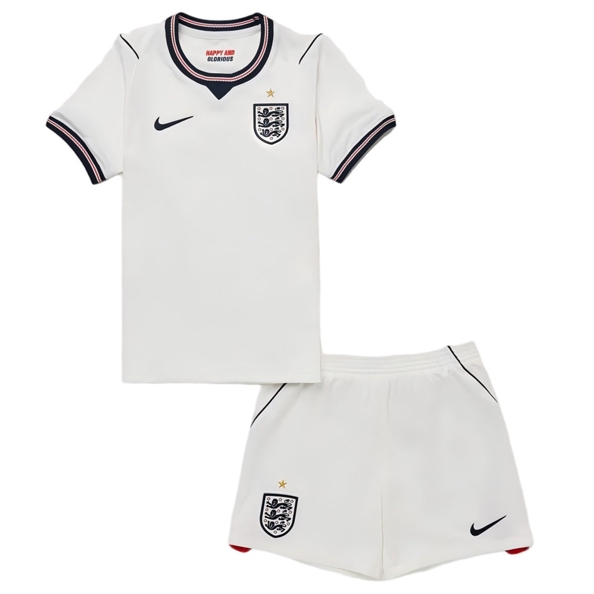 Kids England Home Jersey Kit World Cup 2026 Back