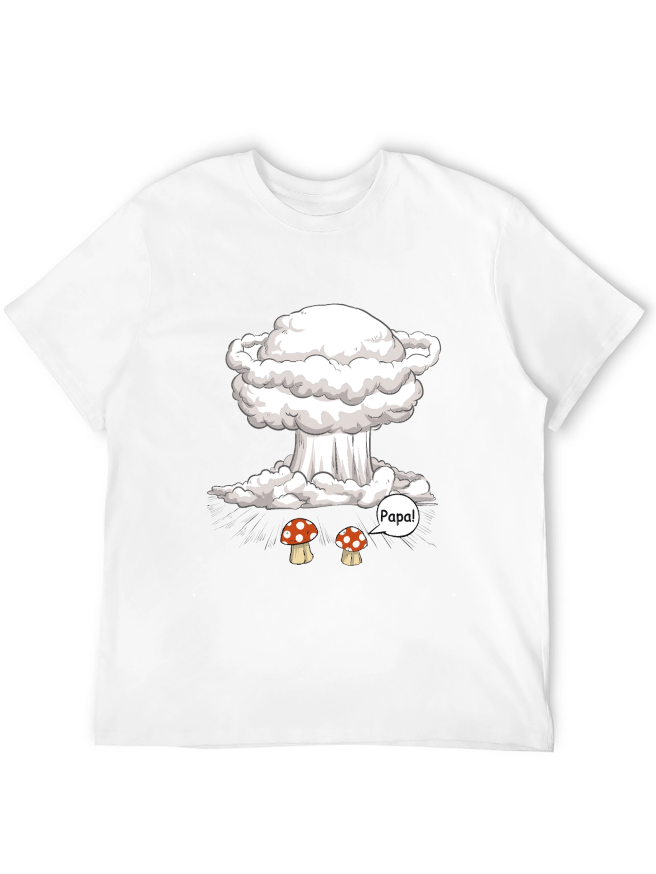 Nuclear Mushroom T-Shirt - Papa!
