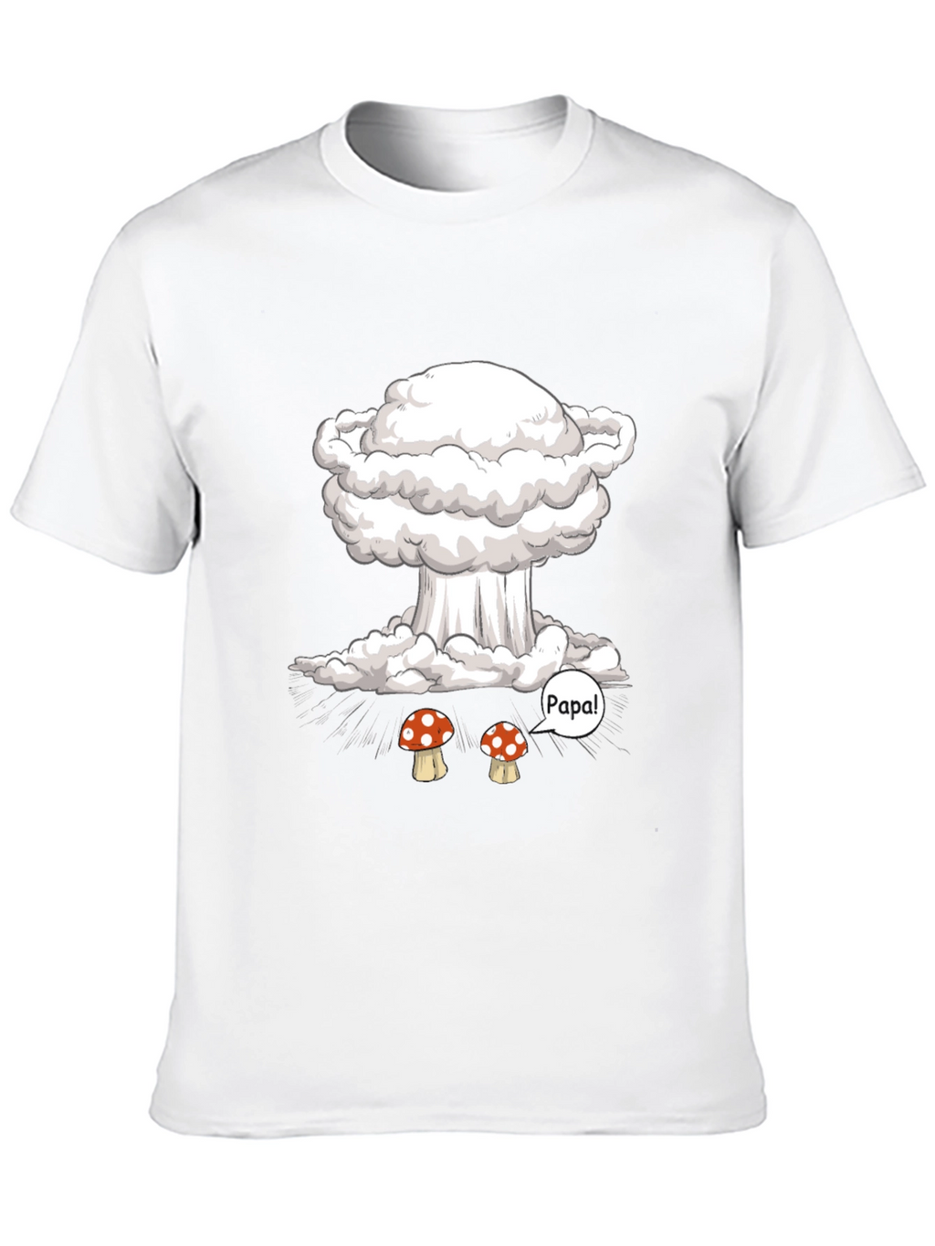 Nuclear Mushroom T-Shirt - Papa!