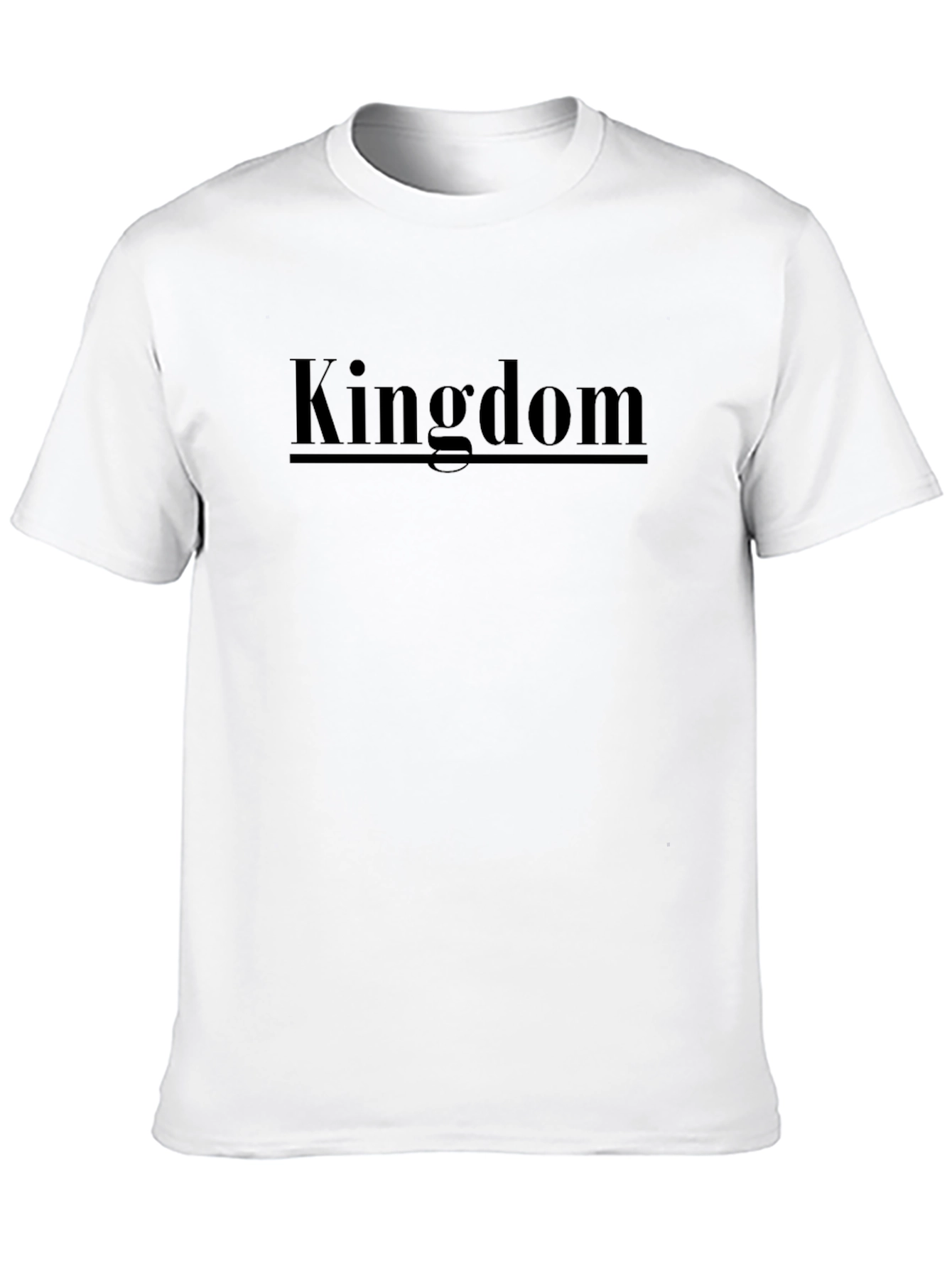 Kingdom Tee - Black Graphic T-Shirt