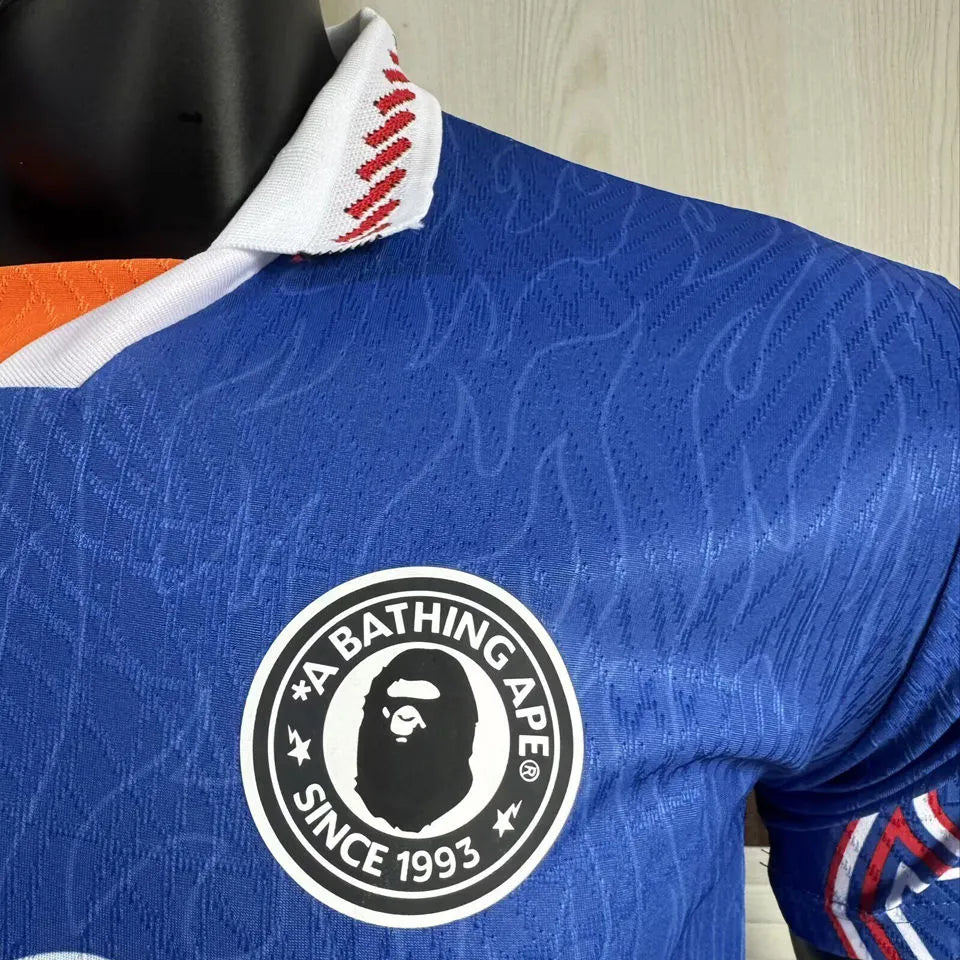 BAPE #93 Japan Special Edition Player Version Soccer Jersey Detail 4