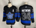 Men's Toronto Maple Leafs Auston Matthews #34 Black Player Jerseys