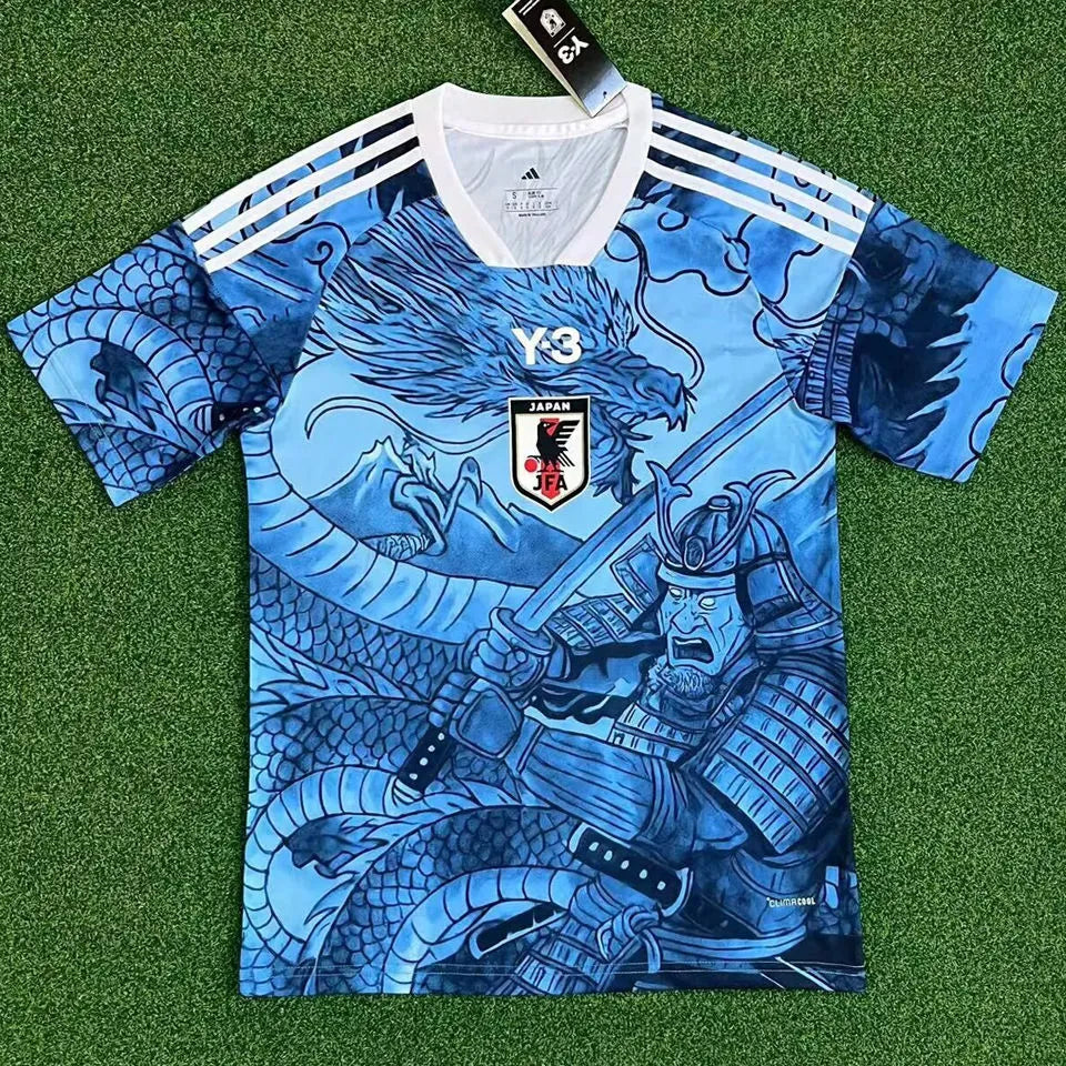 2026 Japan Y-3 Special Edition Blue Fans Jersey Front