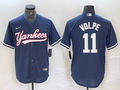 Men's New York Yankees Anthony Volpe #11 Navy Limited Player Jerseys