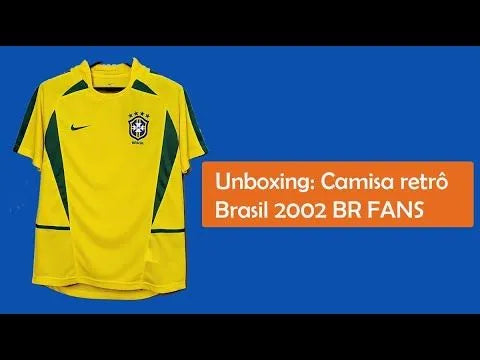 2002 Brazil Home Yellow Retro Soccer Jersey Detail 1