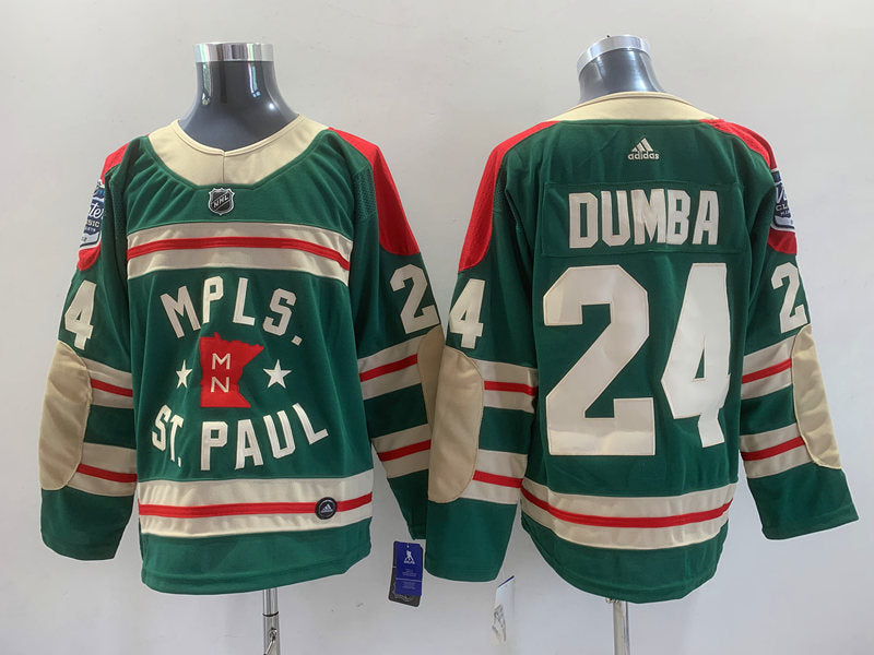 Men's Minnesota Wild Matt Dumba #24 Green Breakaway Player Jerseys