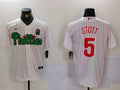 Men's Philadelphia Phillies Bryson Stott #5 White Limited Player Jerseys