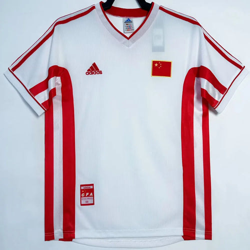 1998 CFA White Retro Soccer Jersey Front