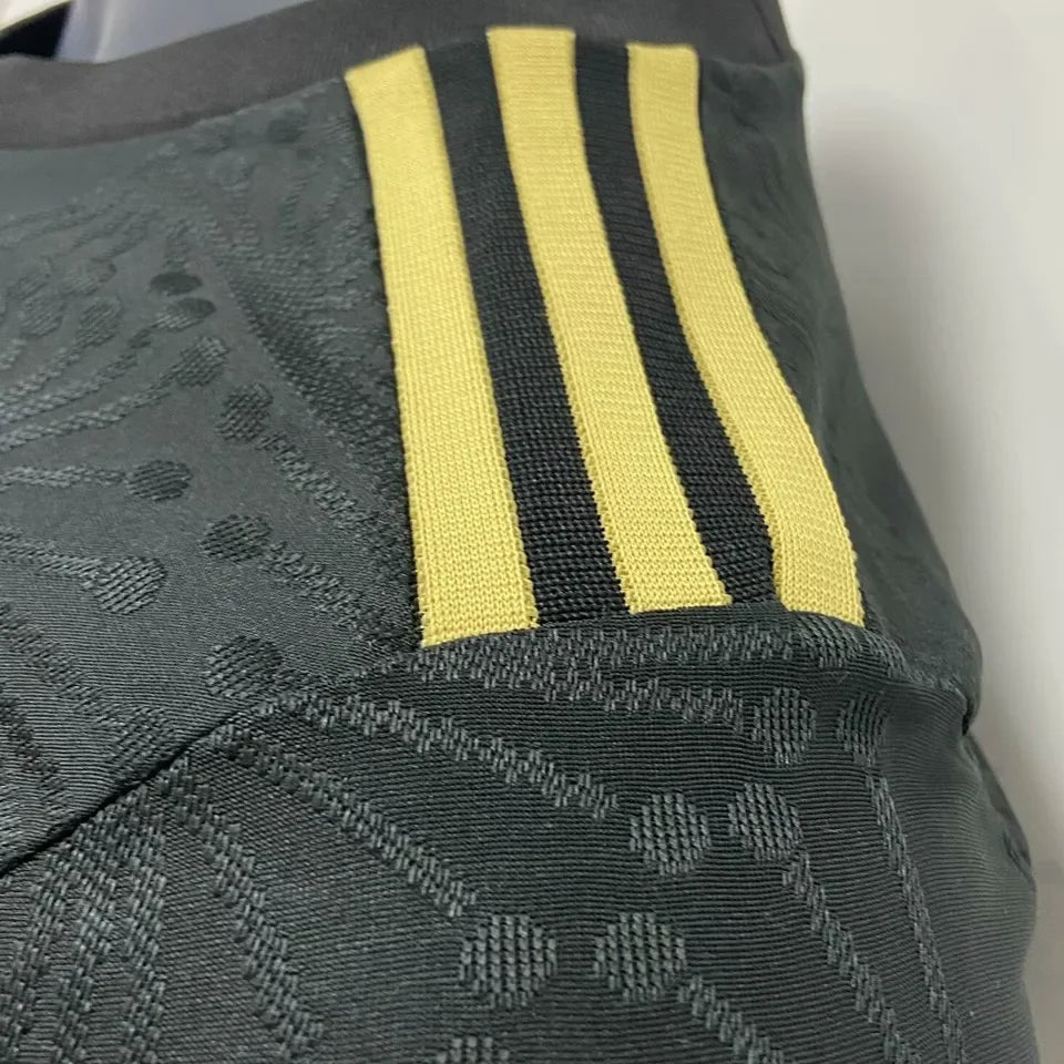2025 Mexico Black Special Edition Player Version Soccer Jersey Detail 3