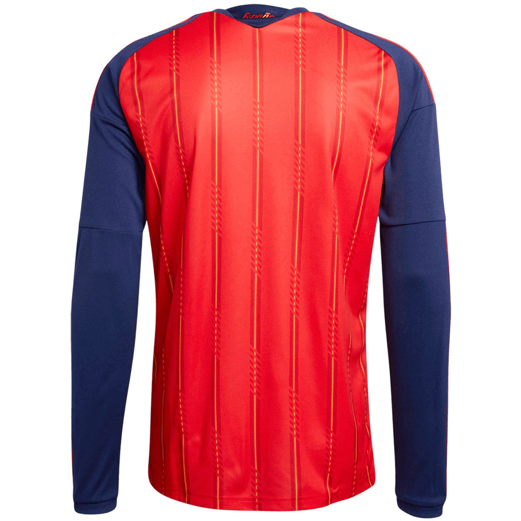 Spain Home Long Sleeve Jersey World Cup 2026 Back