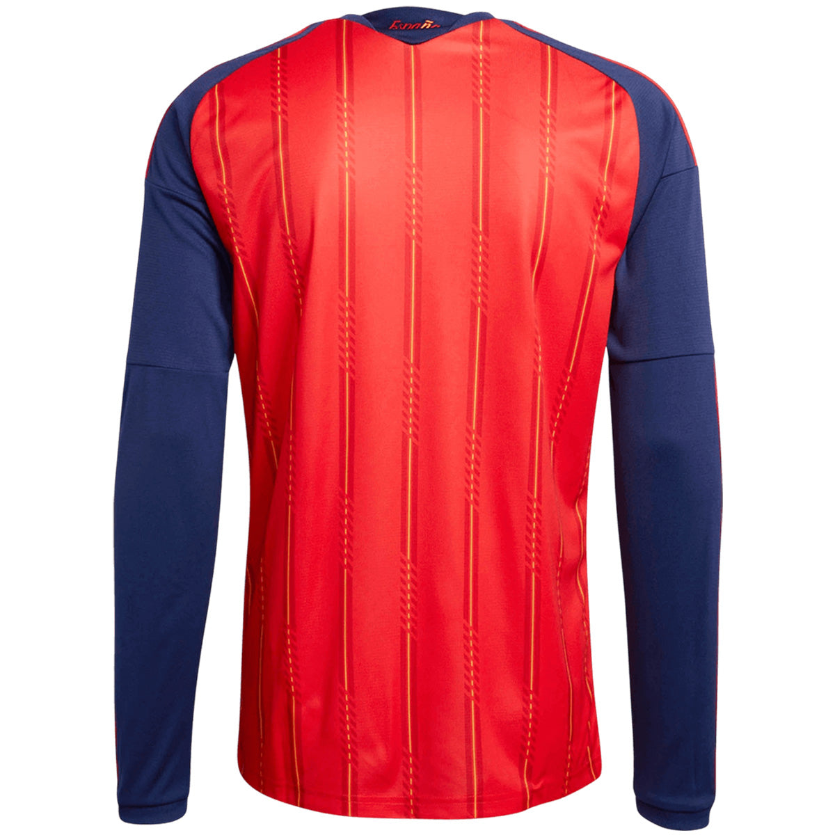Spain Home Long Sleeve Jersey World Cup 2026 Back