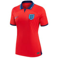 2022/23 England Away Red Women Soccer Jersey Front
