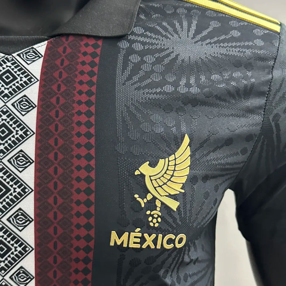 2025 Mexico Green Special Edition Player Version Soccer Jersey Detail 4