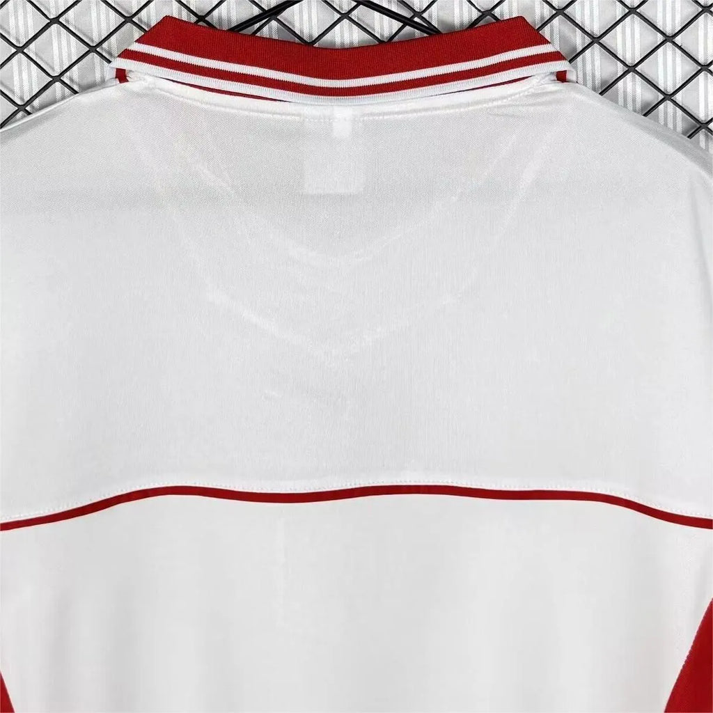 1997 Poland Home White Retro Soccer Jersey Detail 2