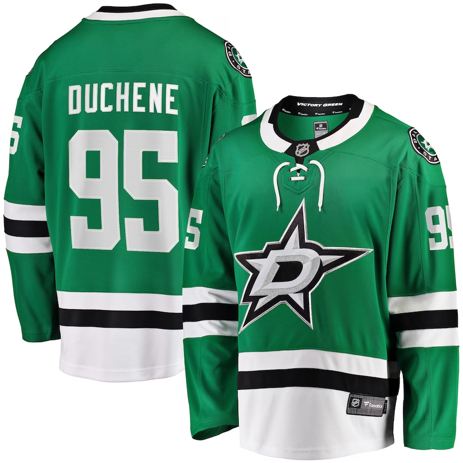 Men's Dallas Stars Matt Duchene #95 Kelly Green Home Breakaway Player Jerseys
