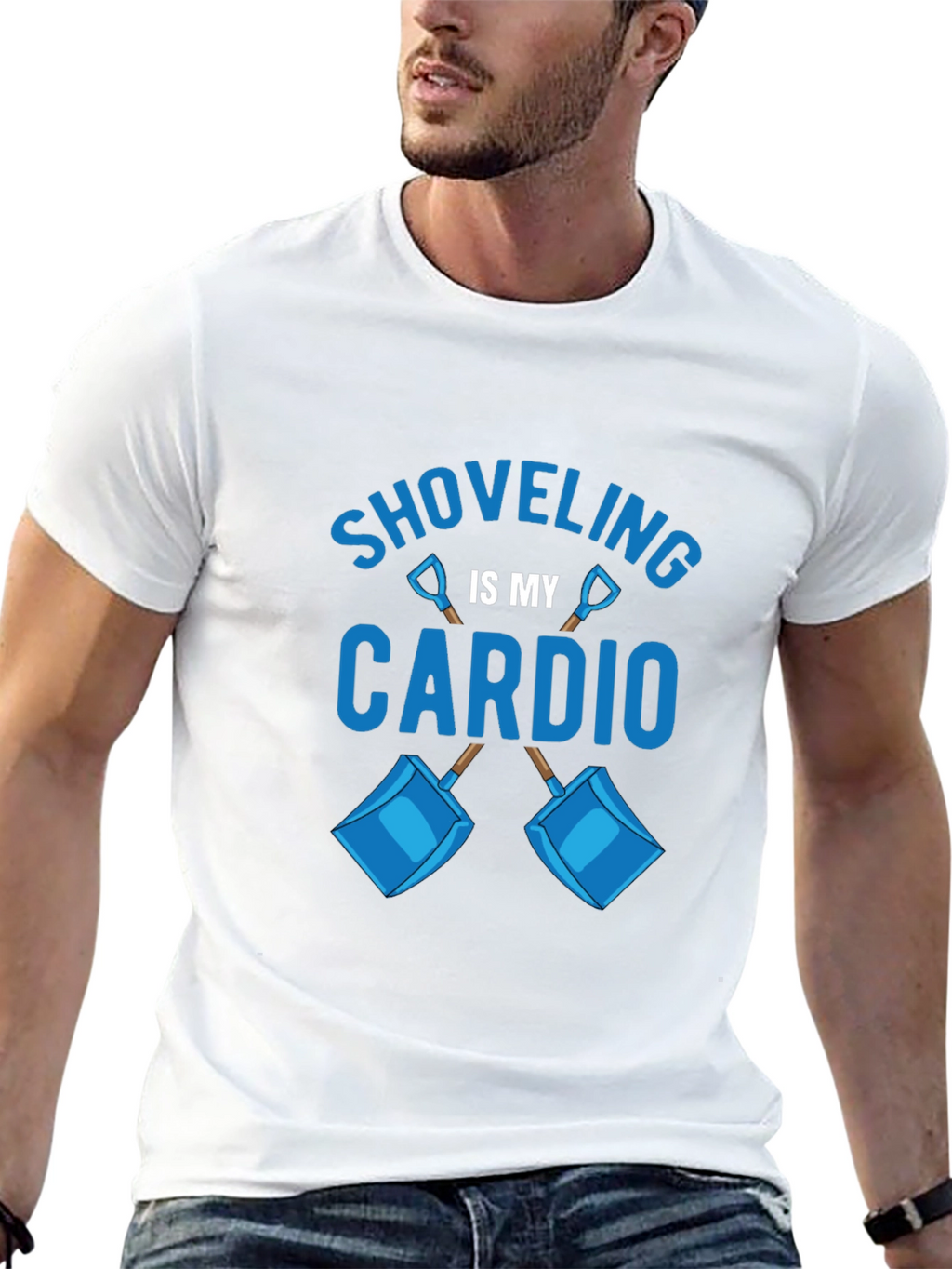 Shoveling Is My Cardio Graphic Tee