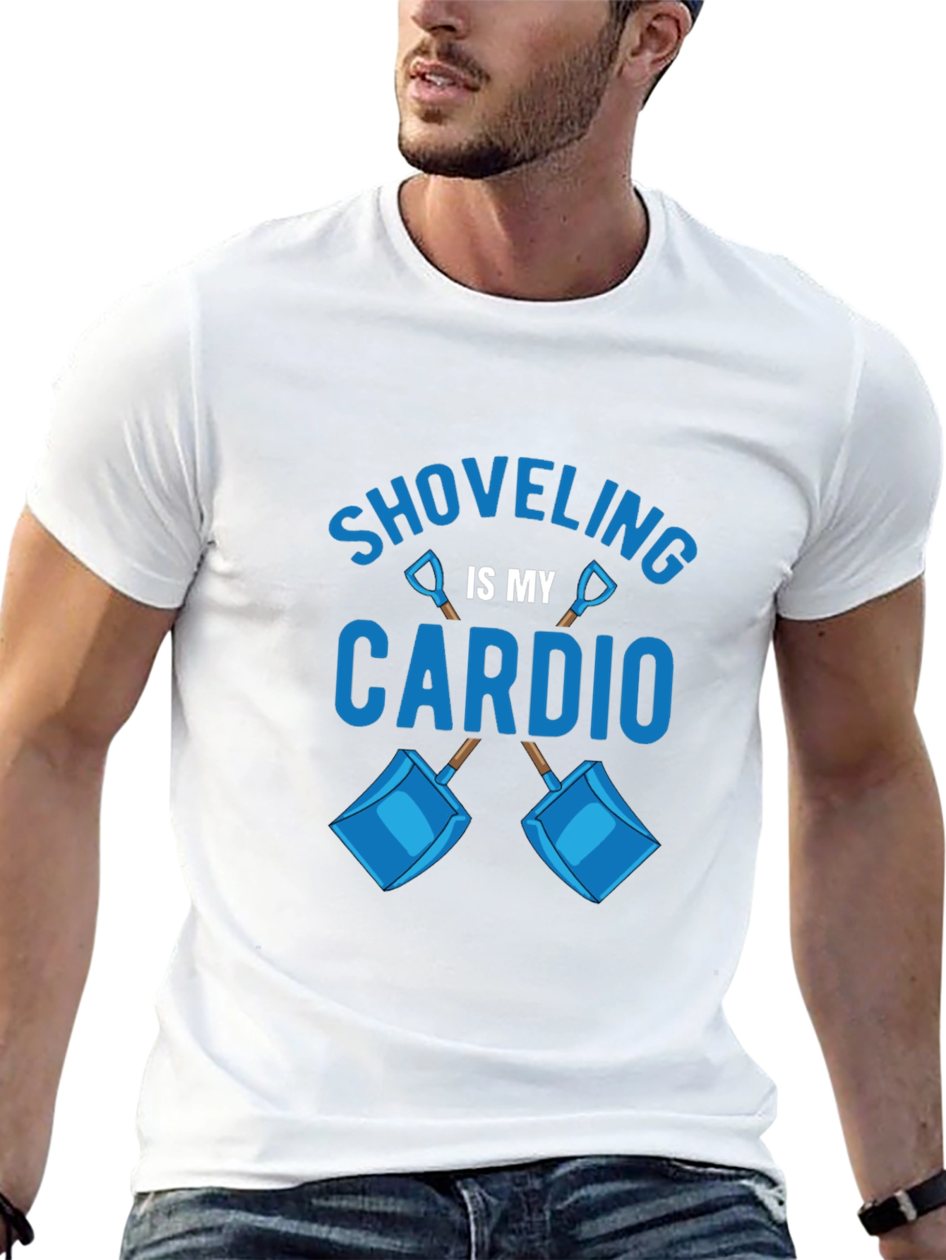 Shoveling Is My Cardio Graphic Tee