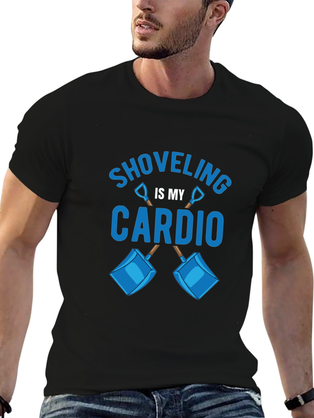 Shoveling Is My Cardio Graphic Tee
