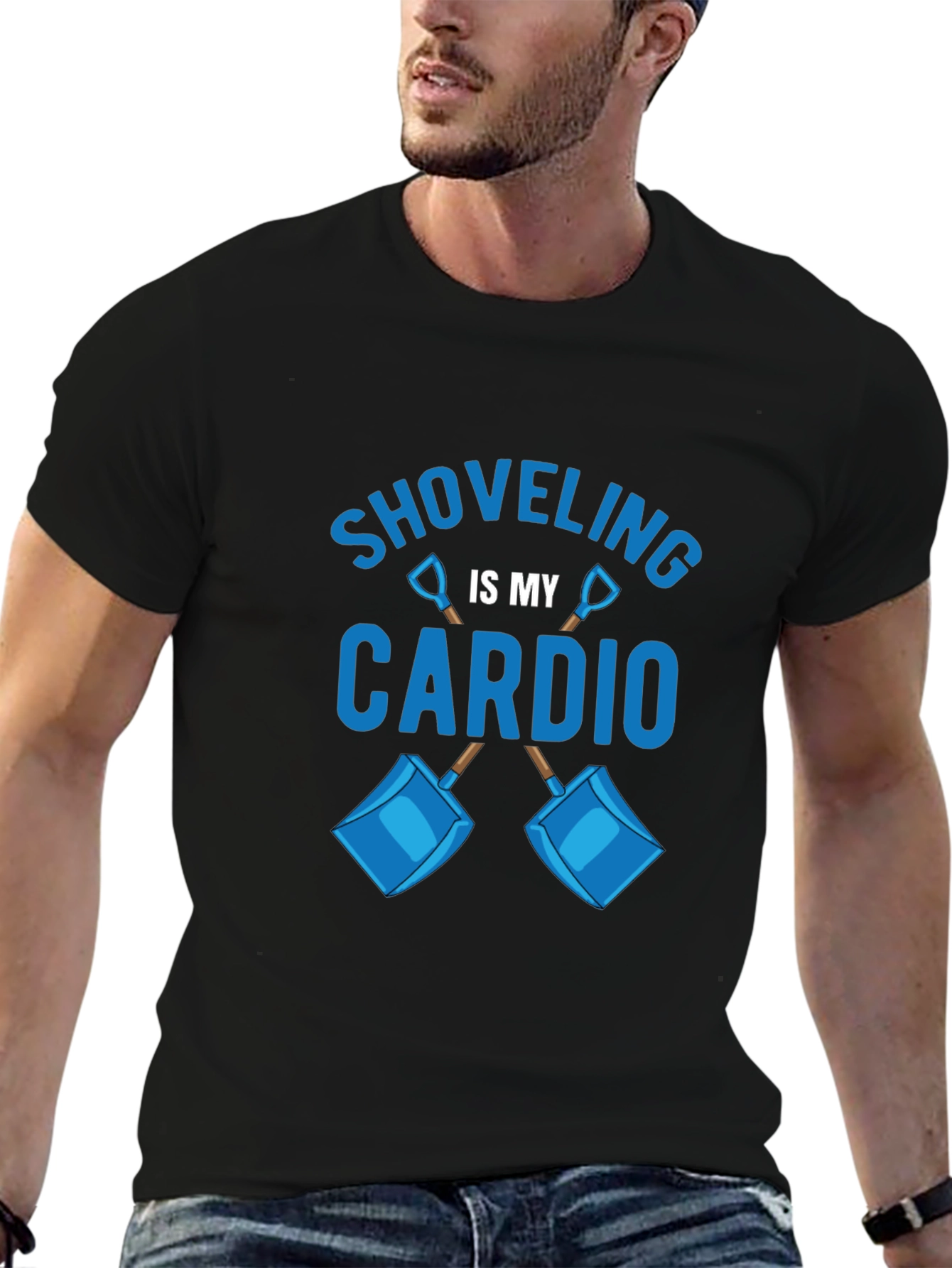 Shoveling Is My Cardio Graphic Tee