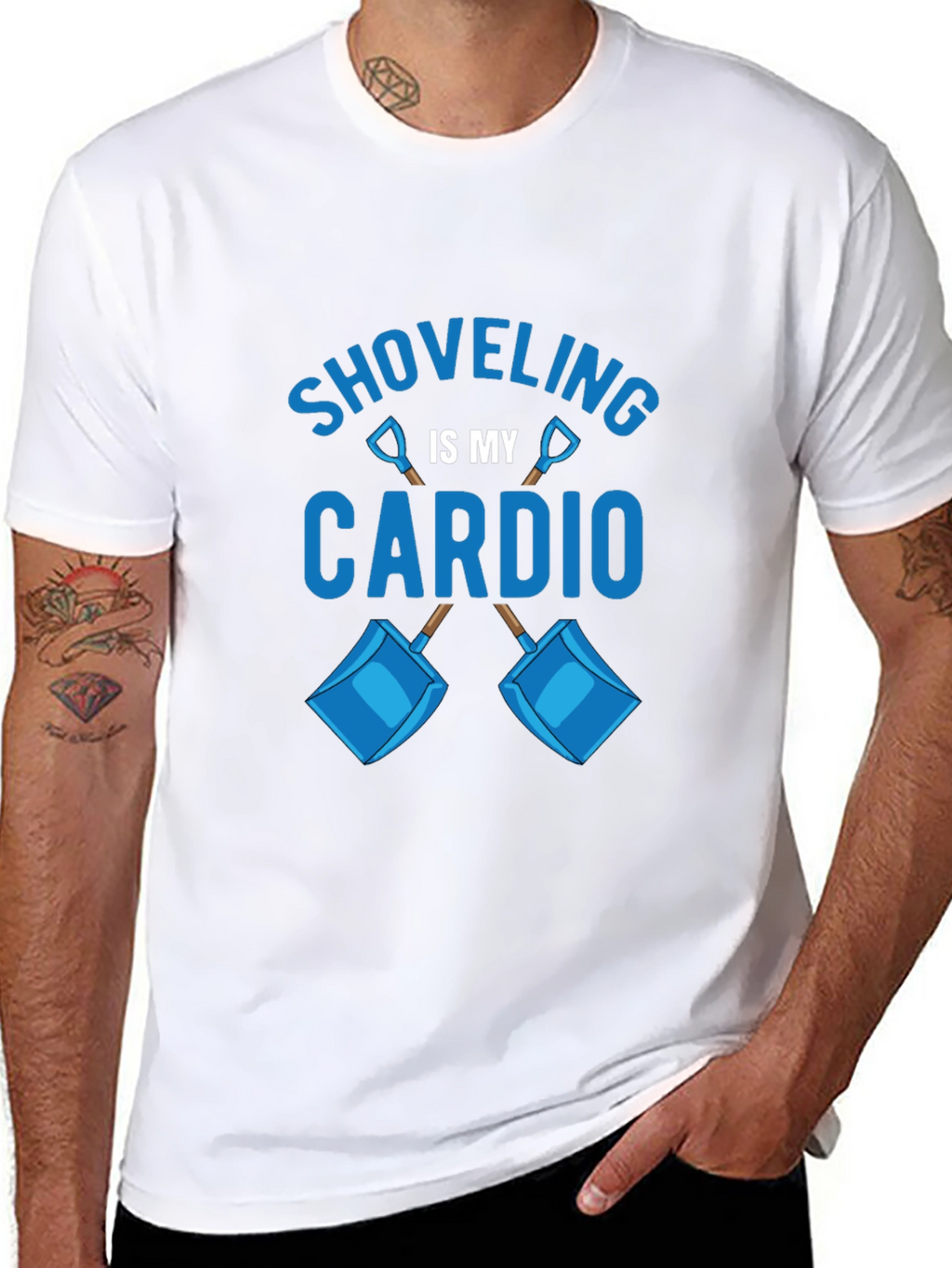Shoveling Is My Cardio Graphic Tee