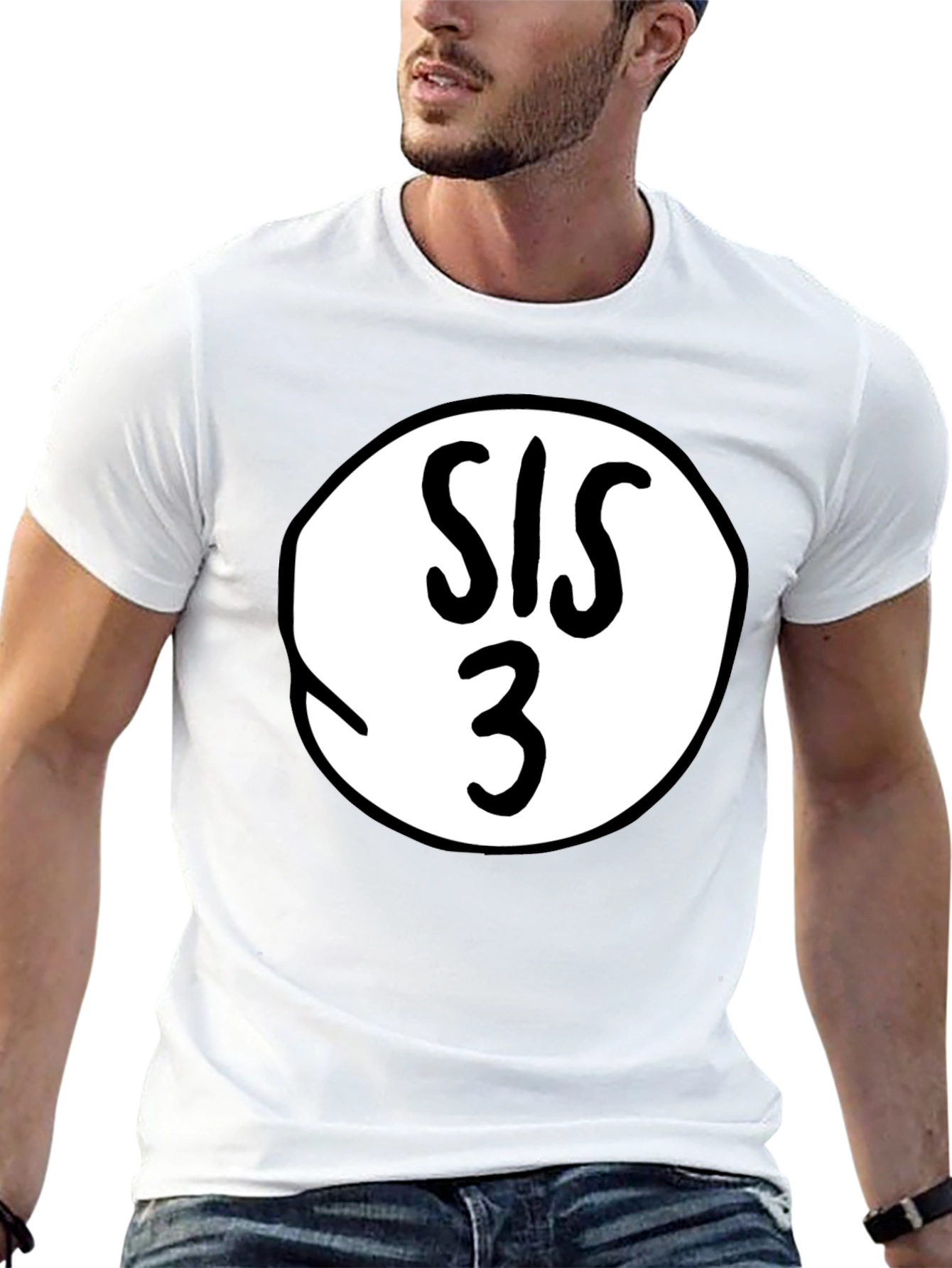 SIS 3 Crew Neck T-Shirt - Soft & Comfy
