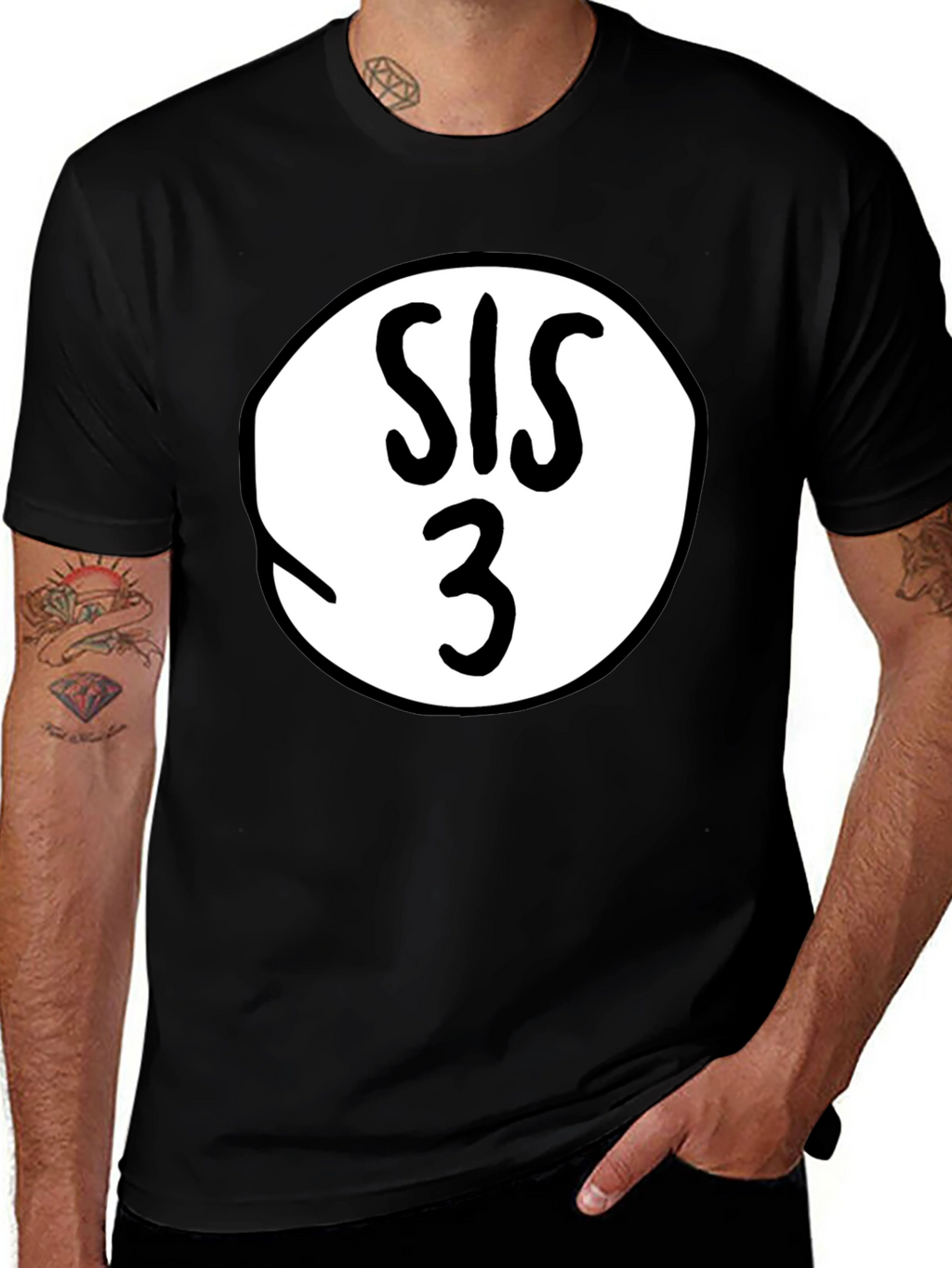 SIS 3 Crew Neck T-Shirt - Soft & Comfy