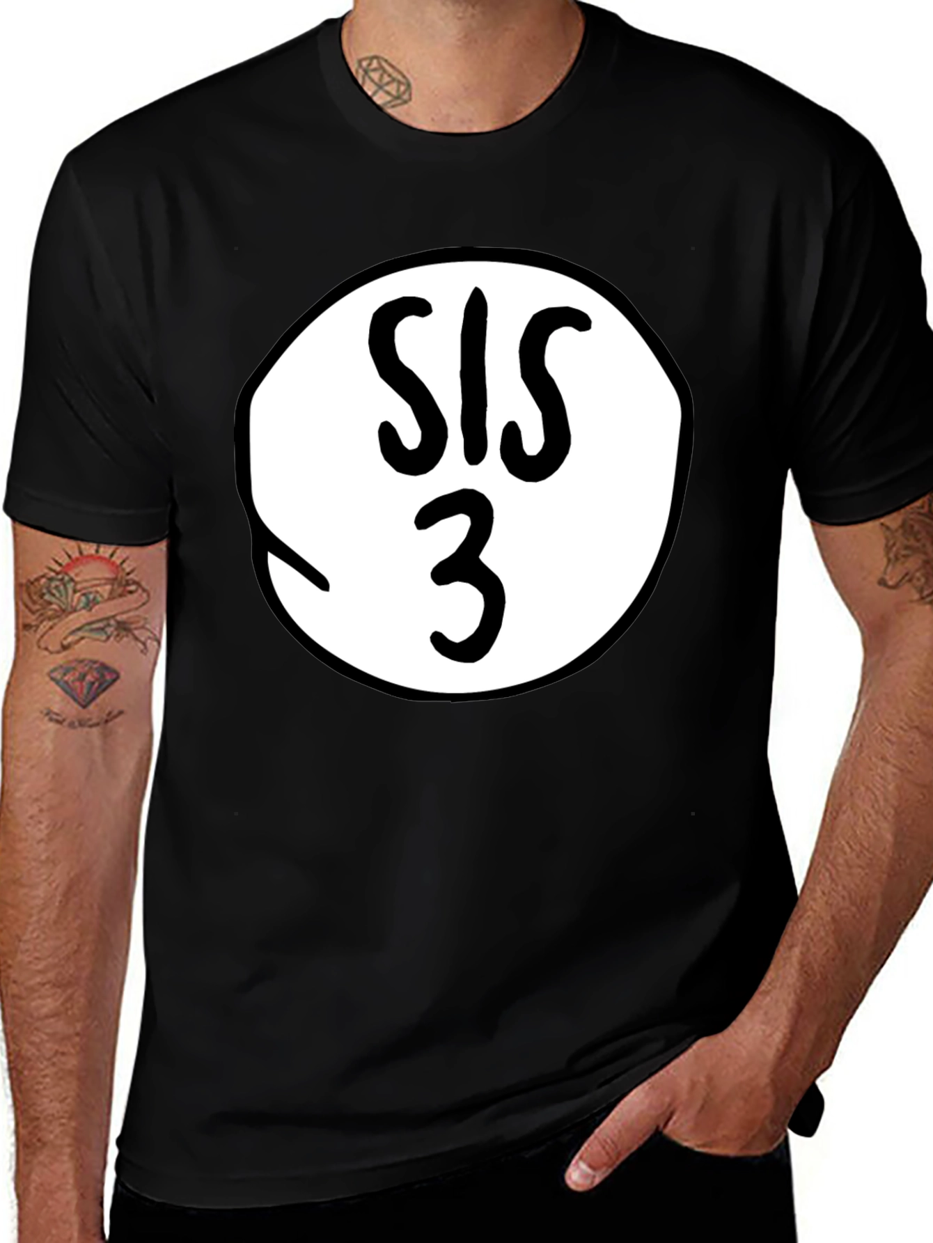 SIS 3 Crew Neck T-Shirt - Soft & Comfy