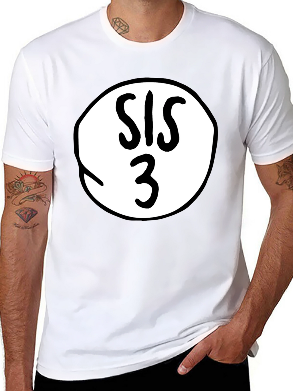 SIS 3 Crew Neck T-Shirt - Soft & Comfy