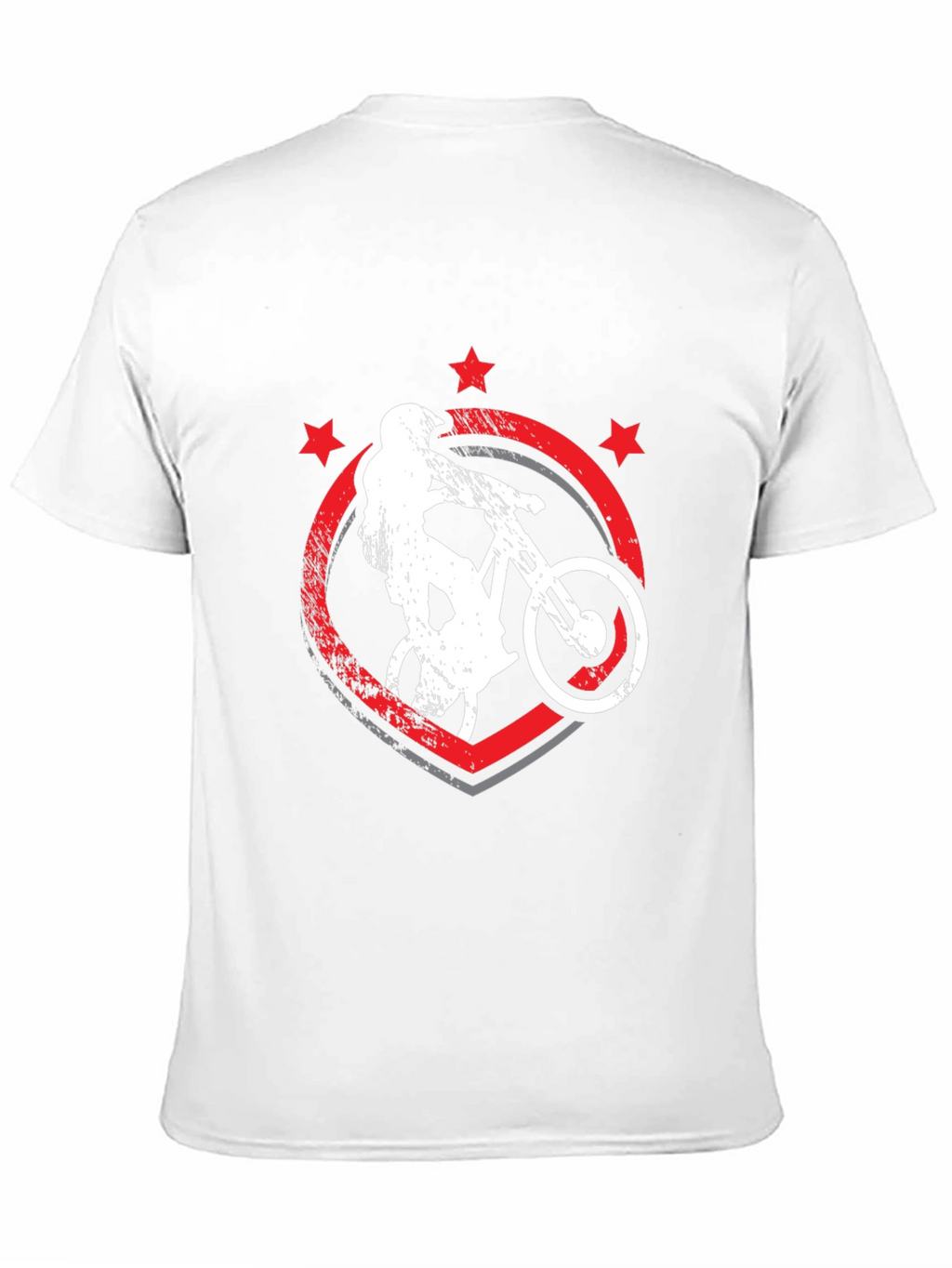 Mountain Bike Graphic Tee - Black Cotton T-Shirt