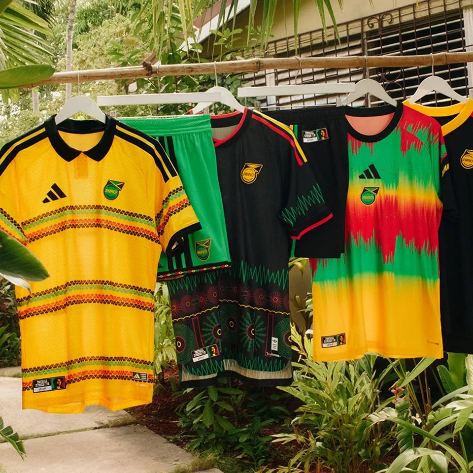 2026/27 Jamaica Away Black Player Version Soccer Jersey Detail 4