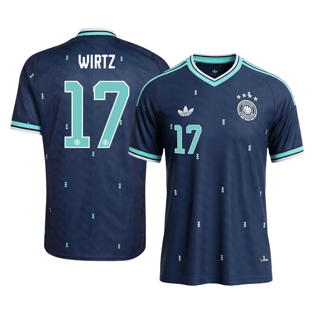 WIRTZ #17 Germany Away Soccer Jersey World Cup 2026 Navy Front