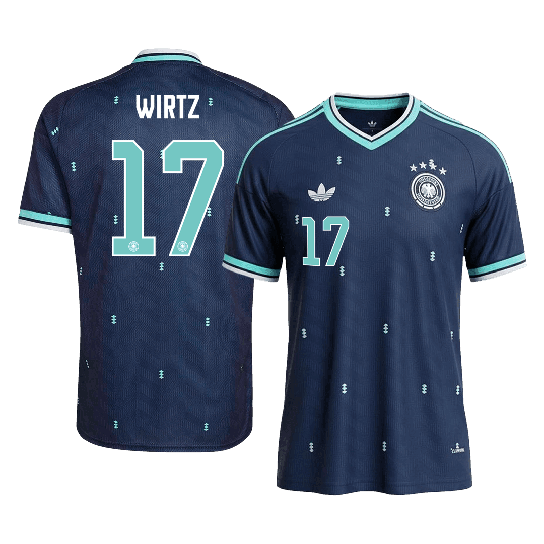 WIRTZ #17 Germany Away Soccer Jersey World Cup 2026 Navy Front