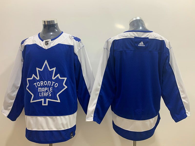 Men's Toronto Maple Leafs Blue Team Classic Blank Jerseys