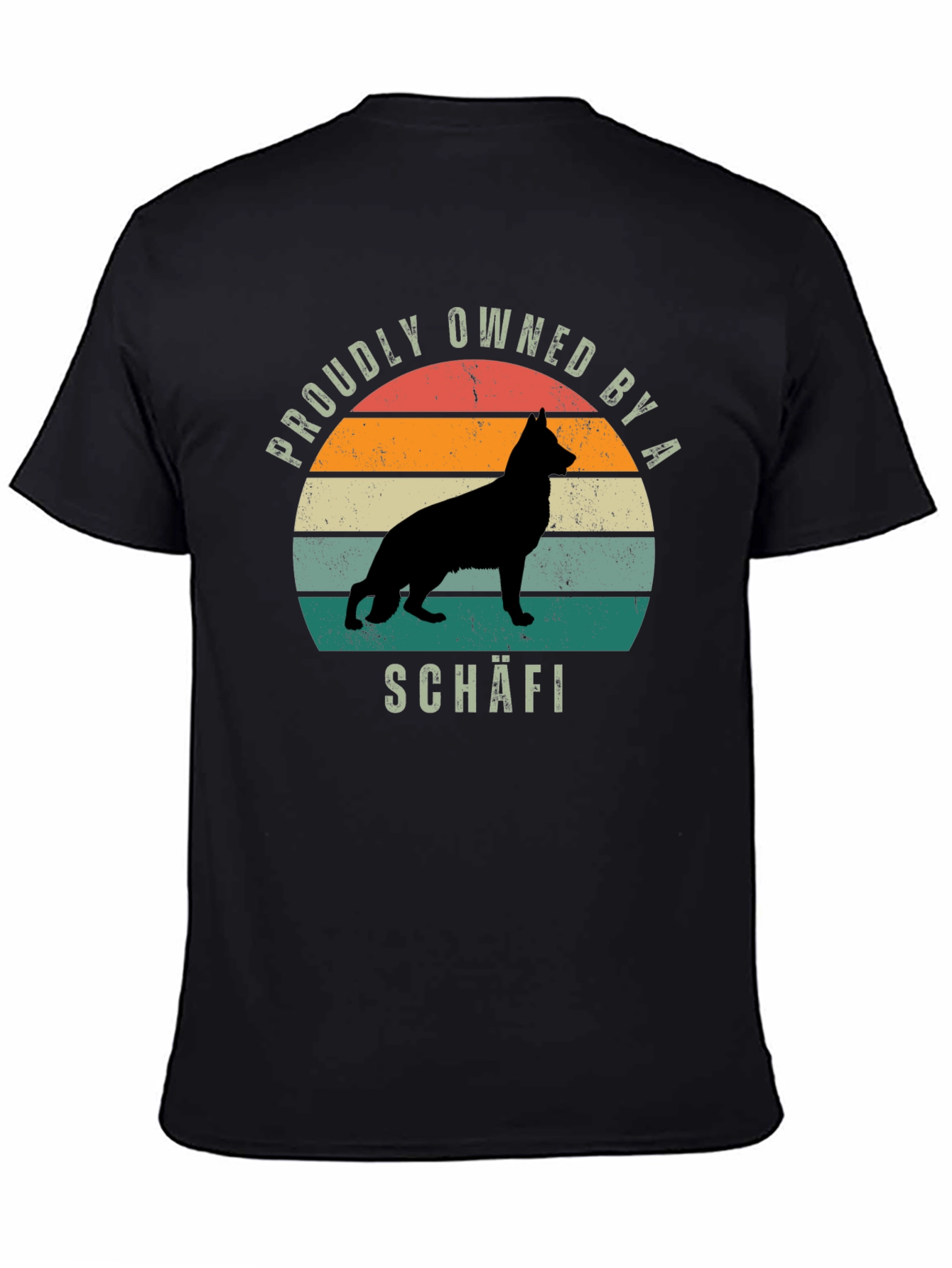 Proudly Owned by a Schäfi T-Shirt - Dog Lover Tee