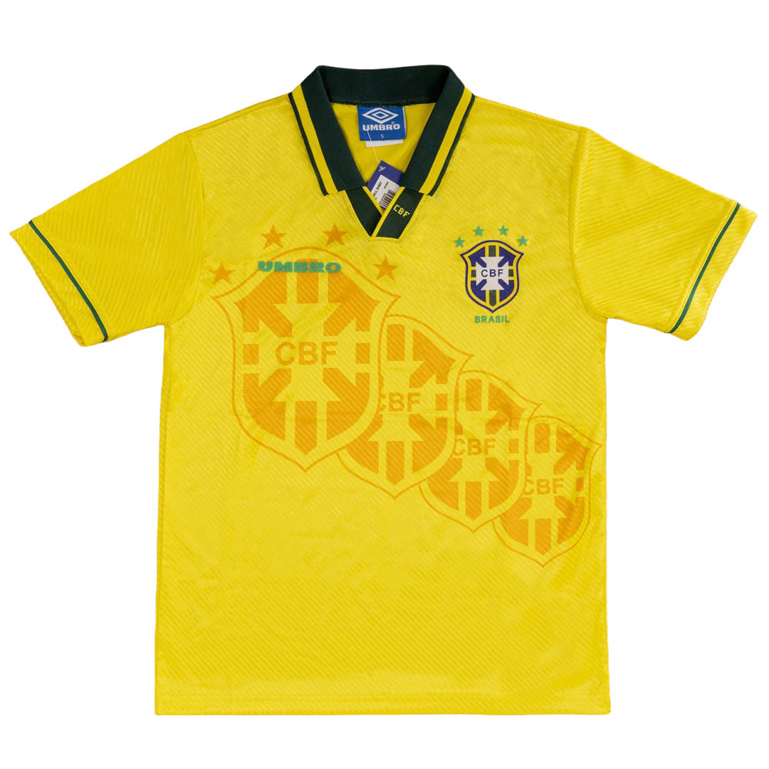 Retro Brazil Home Jersey World Cup 1994 Image 3