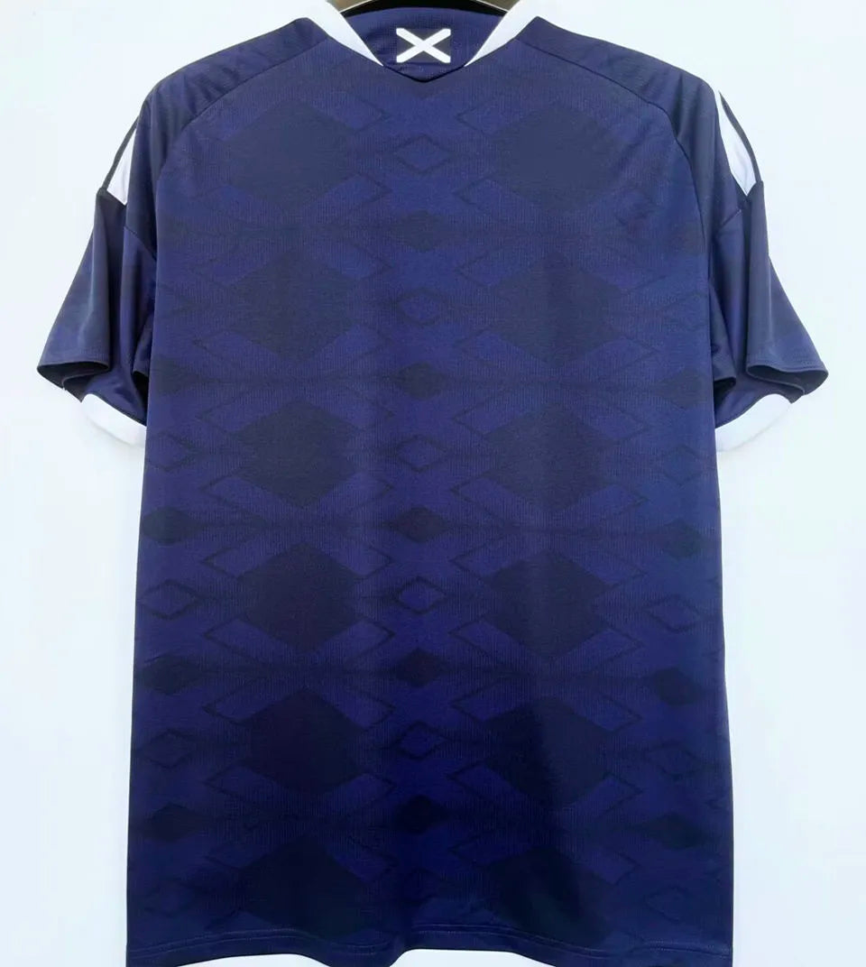 2026/27 Scotland 1:1 Quality Home Fans Soccer Jersey (Have Right Patch 有右臂章 白底黑字） Detail 1