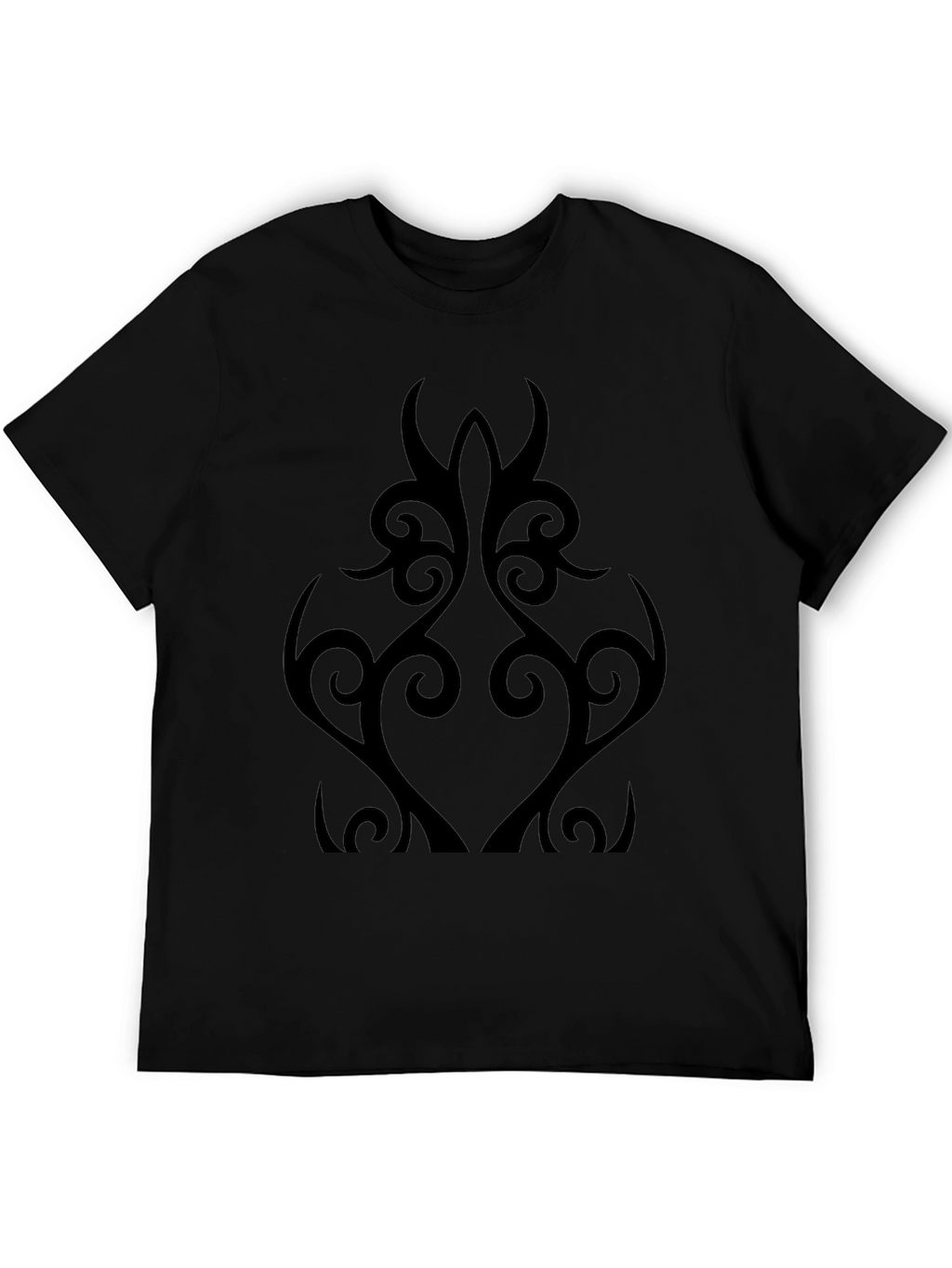 Tribal Graphic Black T-Shirt - Stylish Casual Wear