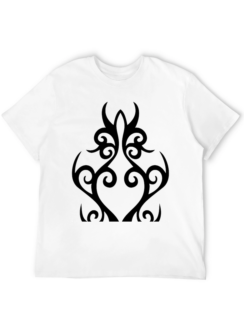 Tribal Graphic Black T-Shirt - Stylish Casual Wear