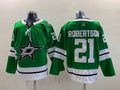 Men's Dallas Stars Jason Robertson #21 Kelly Green 2017/18 Home Breakaway Replica Jerseys